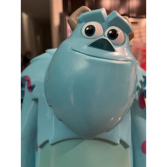Disney Park Monsters Inc Sulley Popcorn Bucket w/ Strap Pixar Fest 2018 Souvenir - Picture 5 of 13